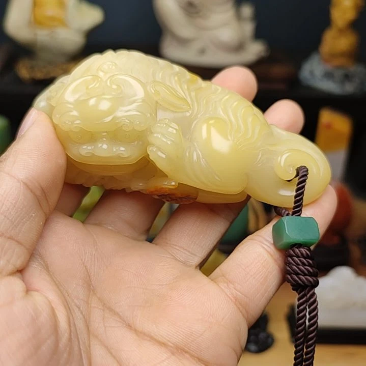 印石寿山石手把件手把件