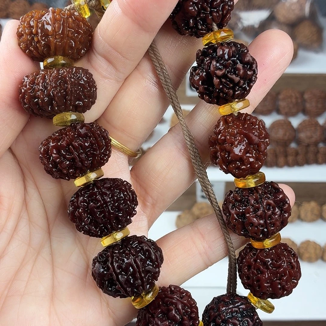 金刚菩提手串原生态精品稀有全家福