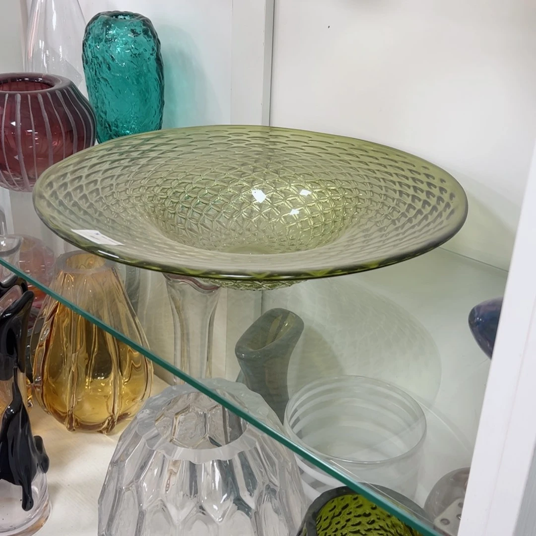 长 43 轻奢琉璃花器福利正常手工痕迹