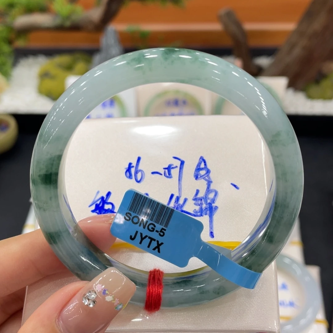 未镶嵌手镯翡翠天然缅甸翡翠A货手镯 66