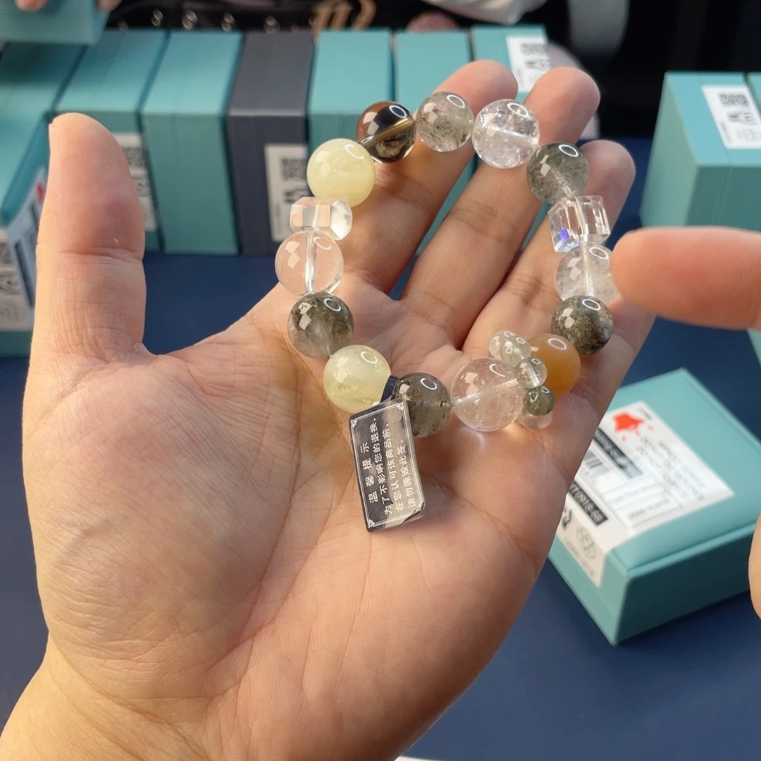 手链银S925镶嵌水晶