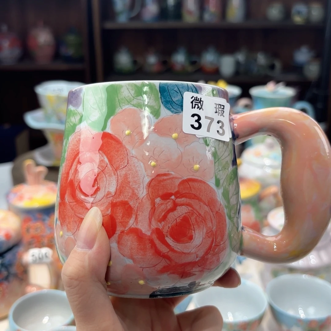 景德镇手绘高温釉下彩陶瓷茶具