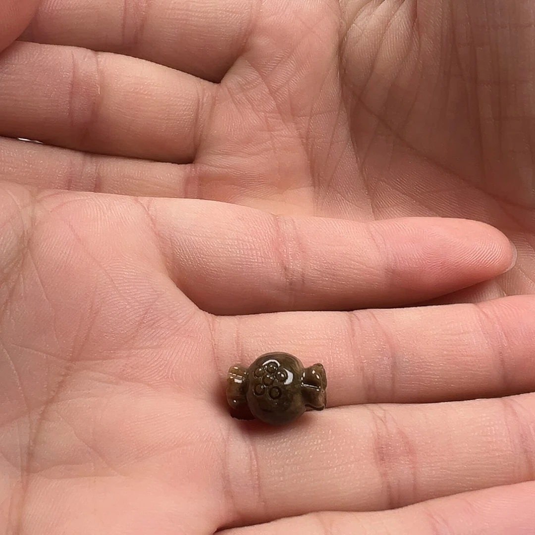 琥珀（根珀）颈饰未镶嵌糖果提溜