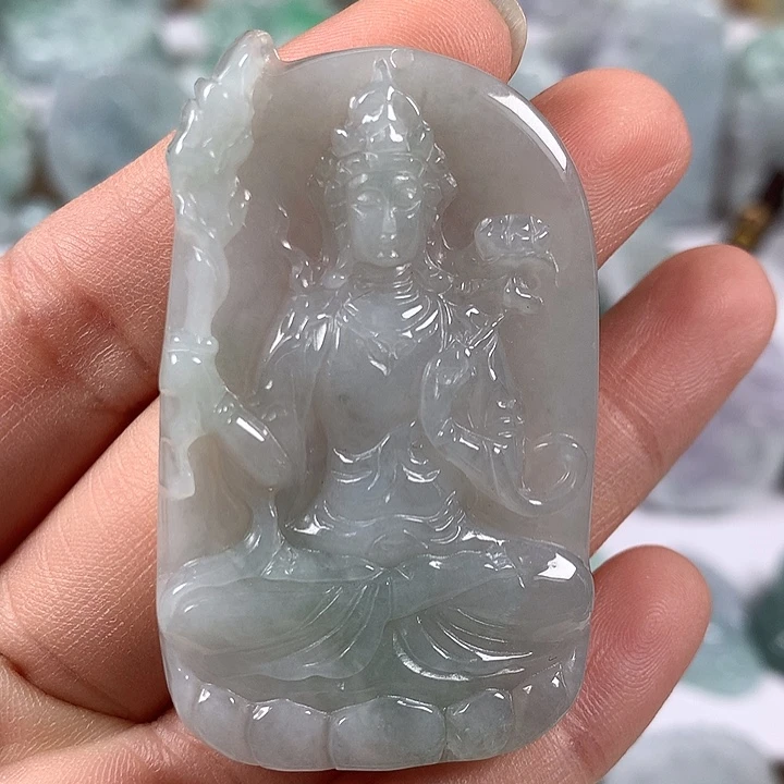 颈饰未镶嵌翡翠虚空藏福利