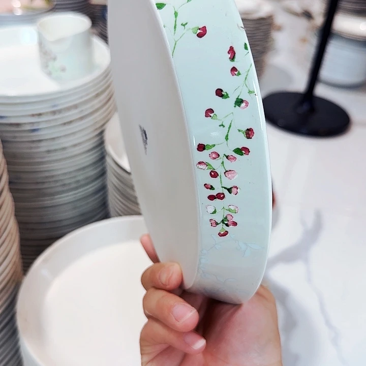 骨瓷陌****吗5个披萨盘