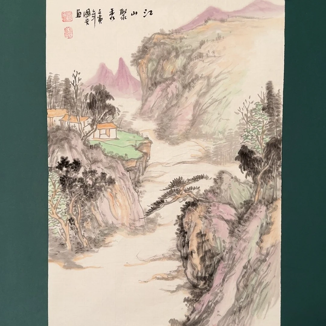 国画丁老师的作品