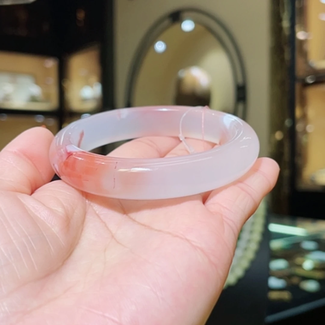 【闪购商品】南红玛瑙手镯未镶嵌56.8#46.9g