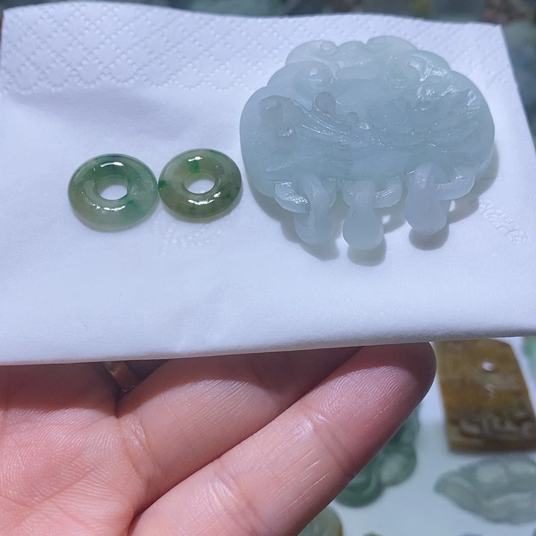 定制翡翠未镶嵌我***糖毛货