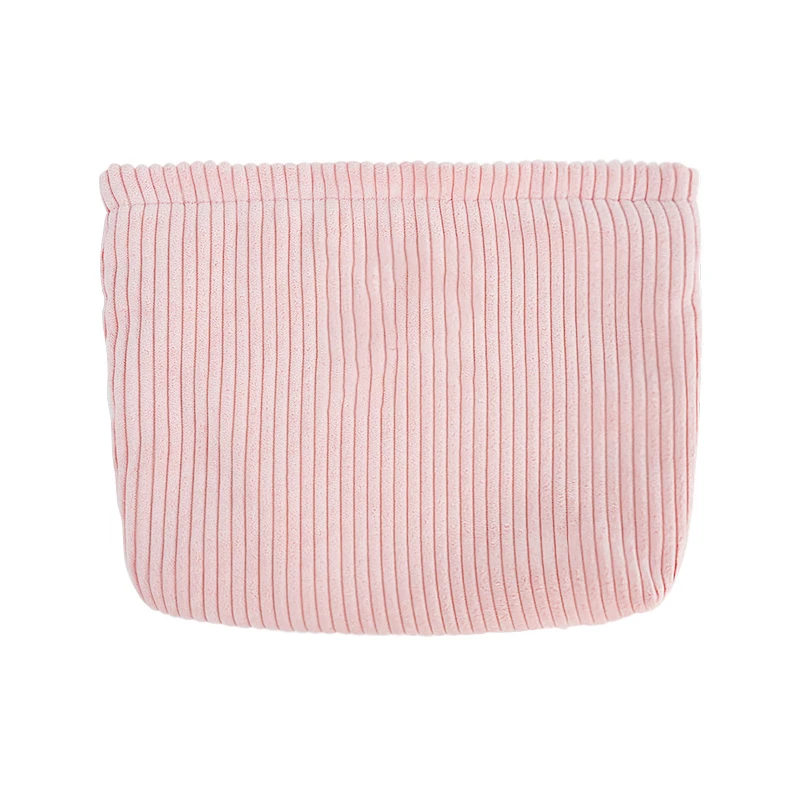 粉嘟嘟灯芯绒化妆包