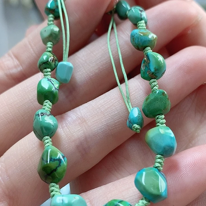 绿松石珠宝奇石未镶嵌春*