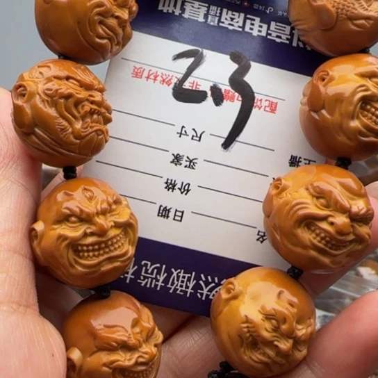 手串橄榄核橄榄雕工艺的