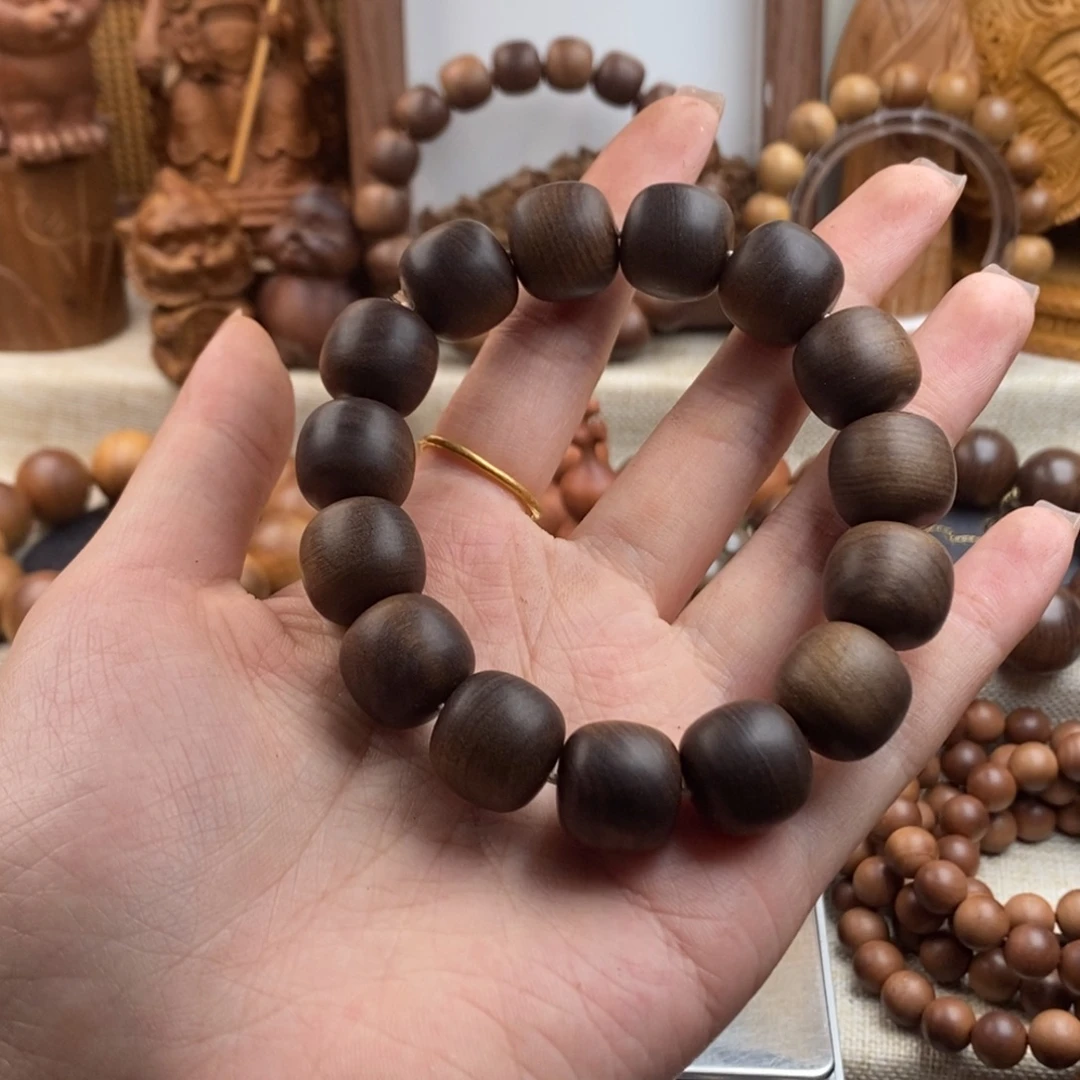 手串/手链檀香木迈索尔，老山檀香，焦糖1516微瑕