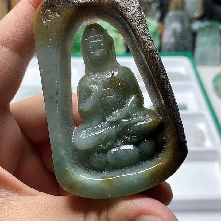 颈饰未镶嵌翡翠翡翠a货