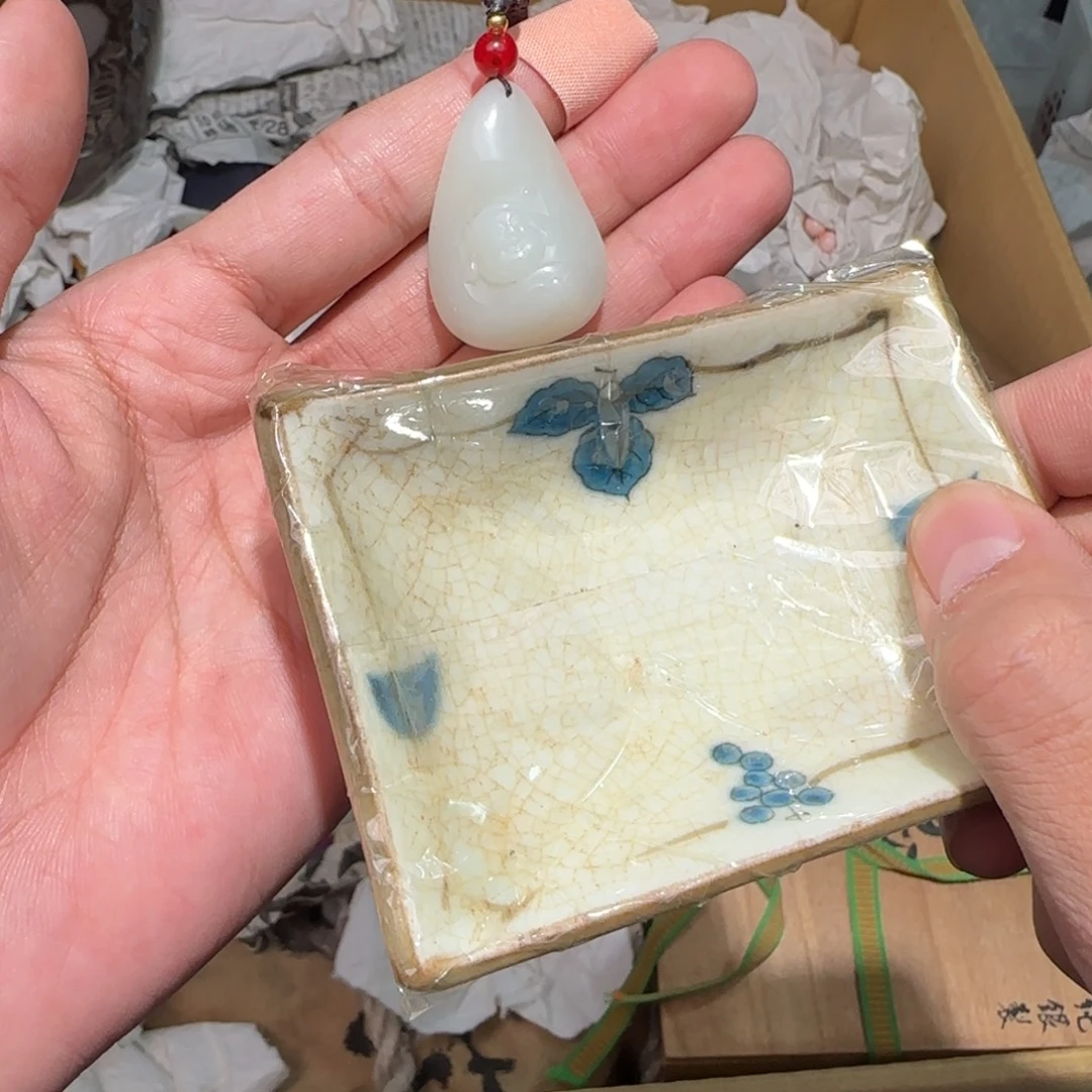 陶瓷孤品单件车里拍