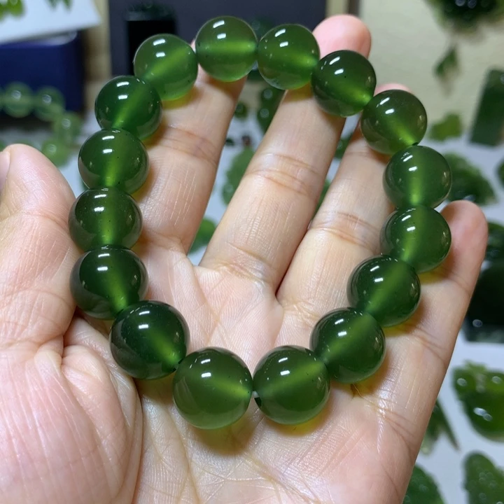 岫玉手串未镶嵌谢*榕手串