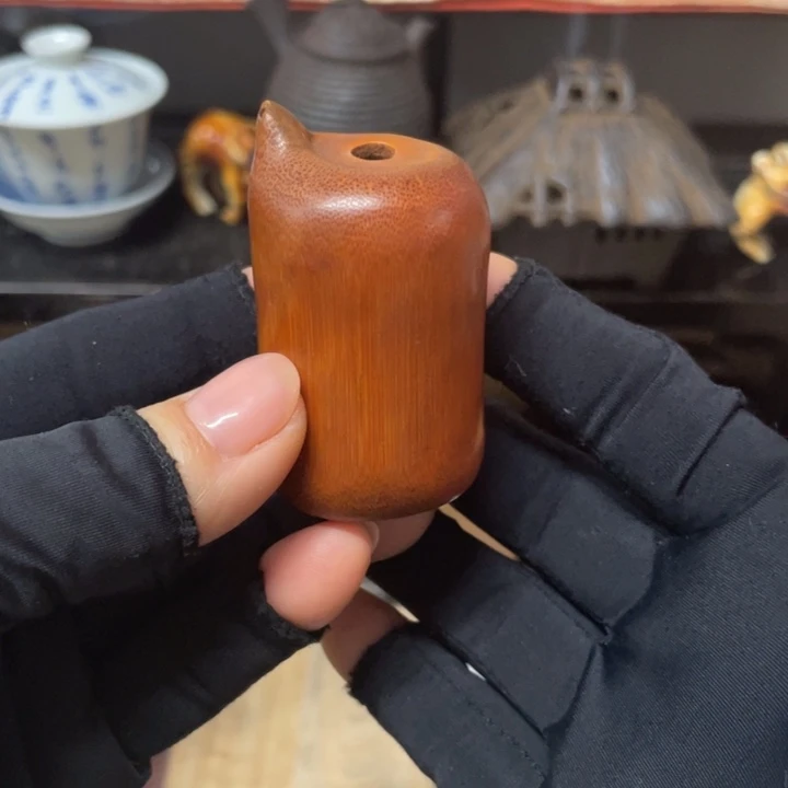 竹中古工艺品摆件