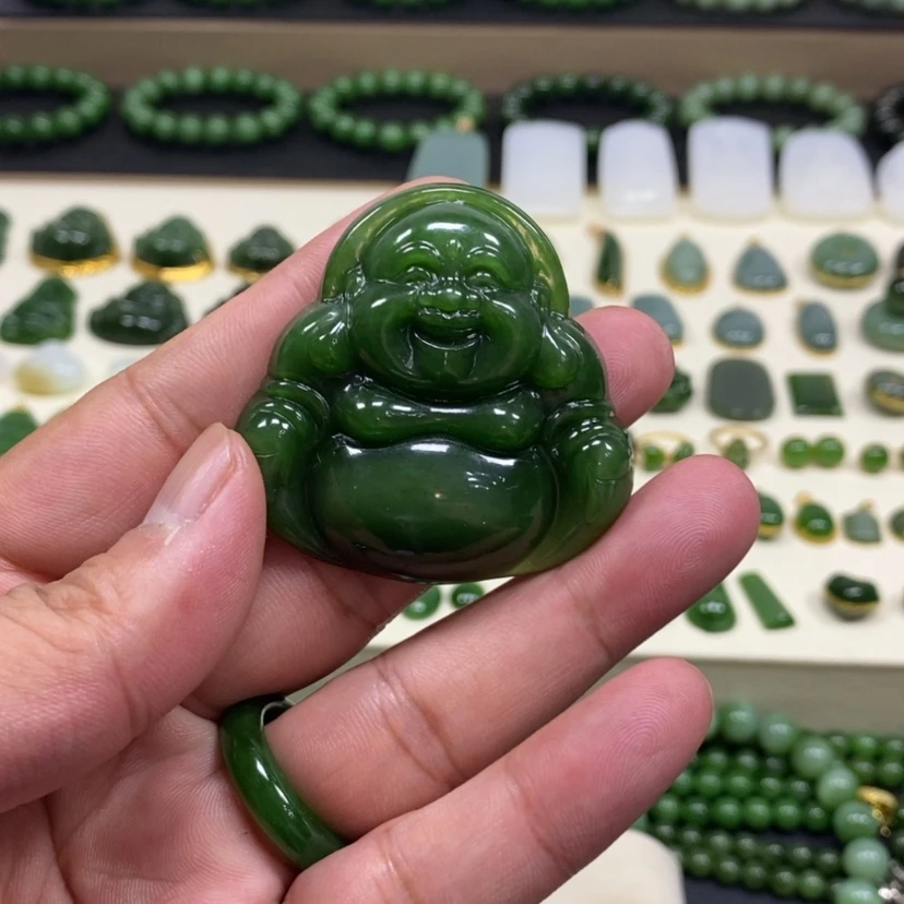 【闪购商品】颈饰未镶嵌和田玉（碧玉）我****客