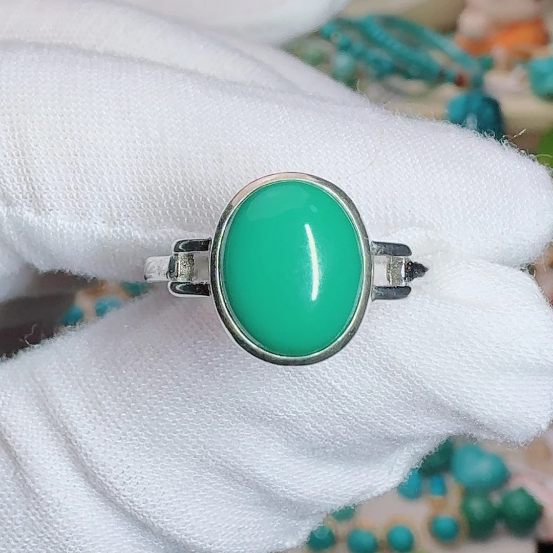 绿松石银S925镶嵌珠宝奇石