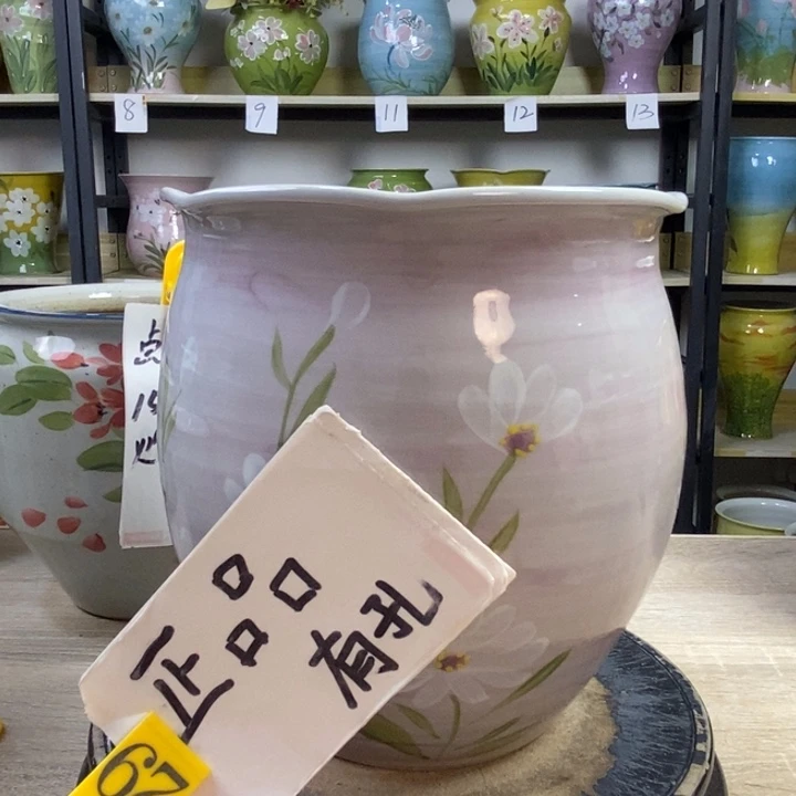 景德镇高温陶瓷花盆