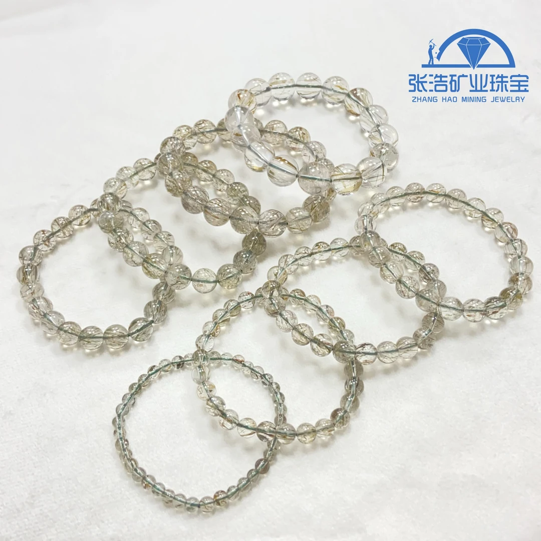 【星浩珠宝】绿发晶手串26-9T144H264【多样性发一件】