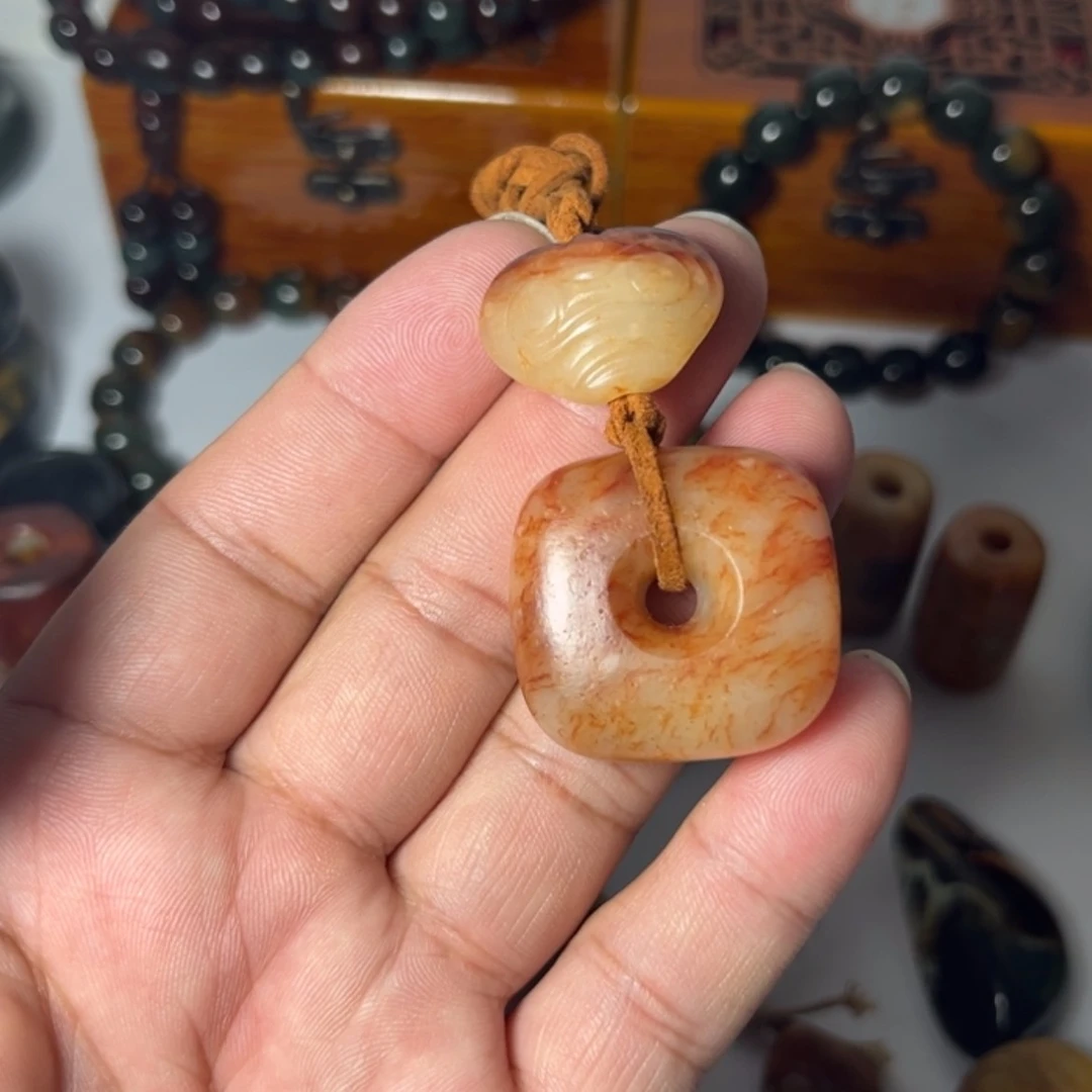 【闪购商品】未镶嵌透闪石质玉挂件哆**梦