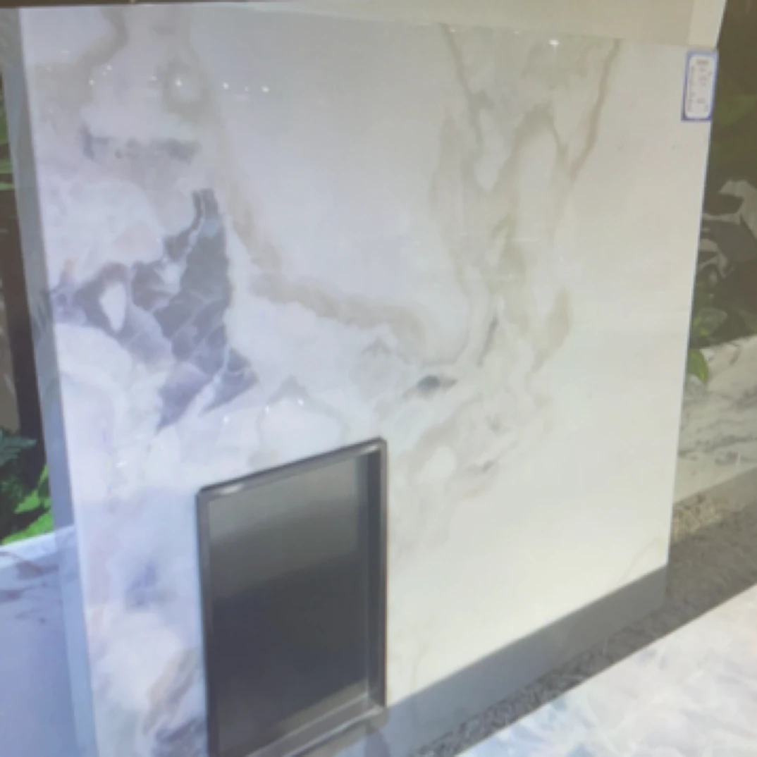 芬迪白天然石材盒子茶几