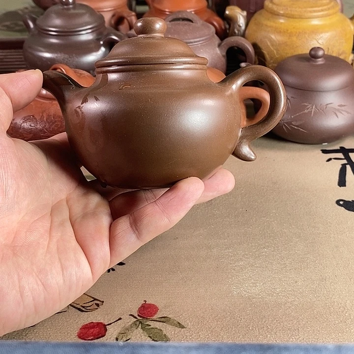 茶壶段泥紫砂的微瑕