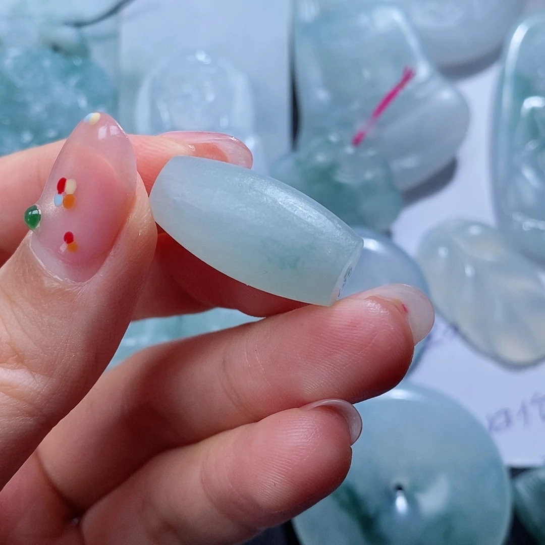 定制翡翠未镶嵌毛货付款后联系客服确认抛光