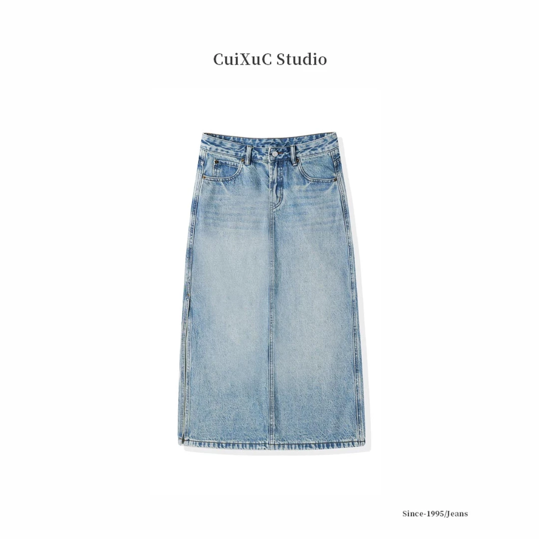 香CHAL A版半身裙 海藻纤维 奢品水磨花纹  品牌工厂定做