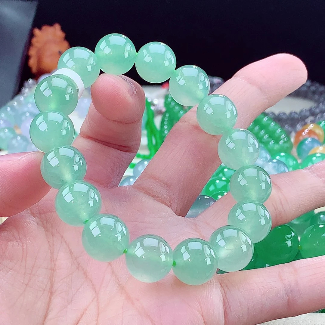 翡翠未镶嵌手链卡13