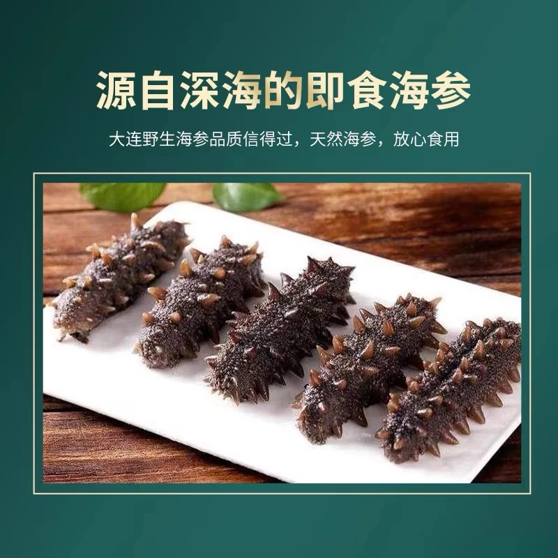 野生大连即食海参 辽参  500g/一包/12-15个