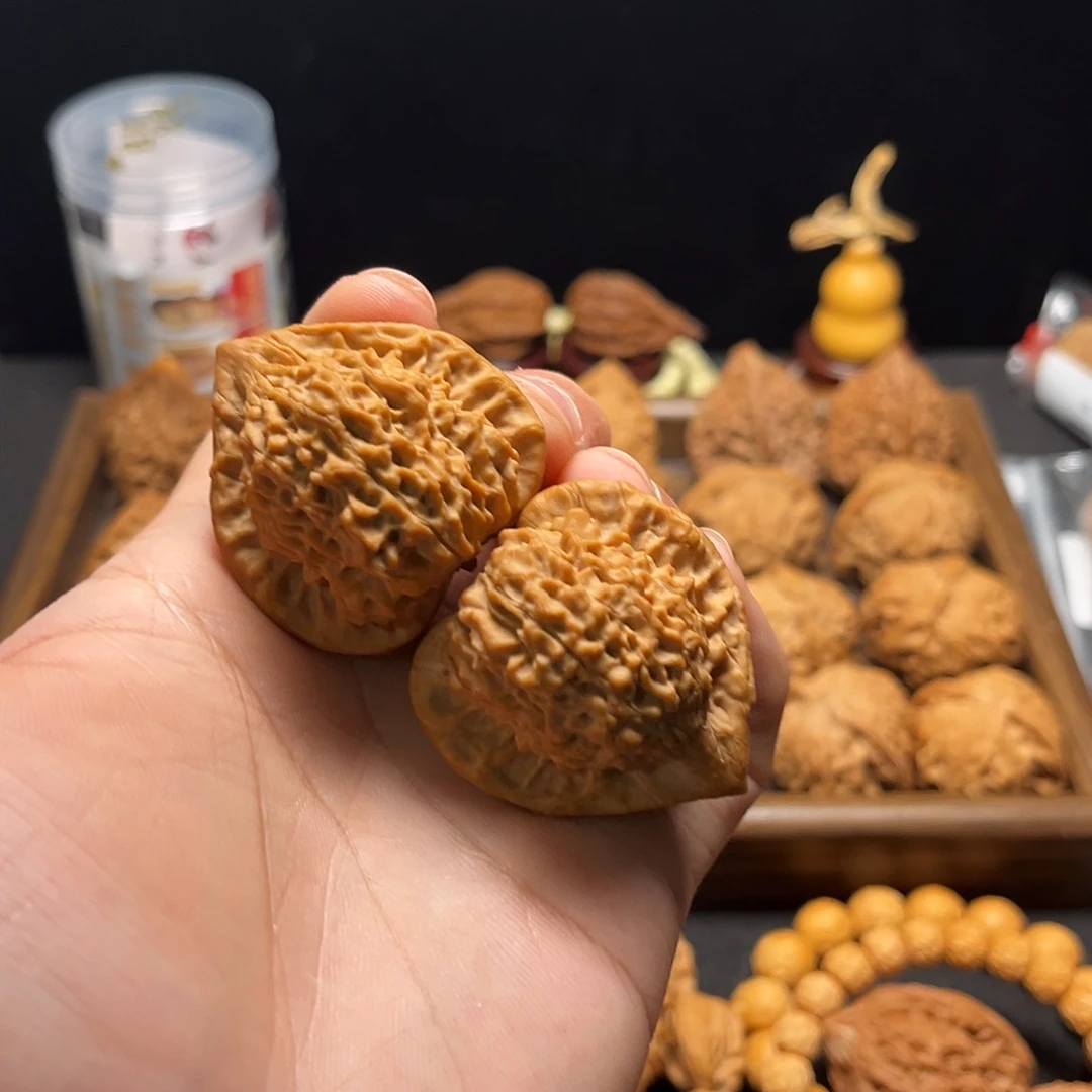 核桃手串/手链老树三角朱雀39