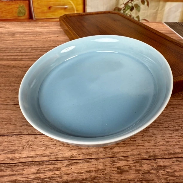 天青釉果盘壶承干泡台（微瑕福利）FL22