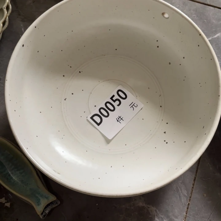 .***0陶50粗陶大汤碗微瑕
