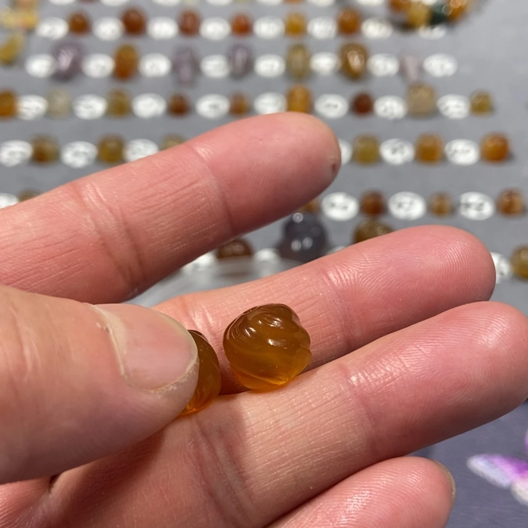 常****玛瑙/玉髓合金颈饰珠