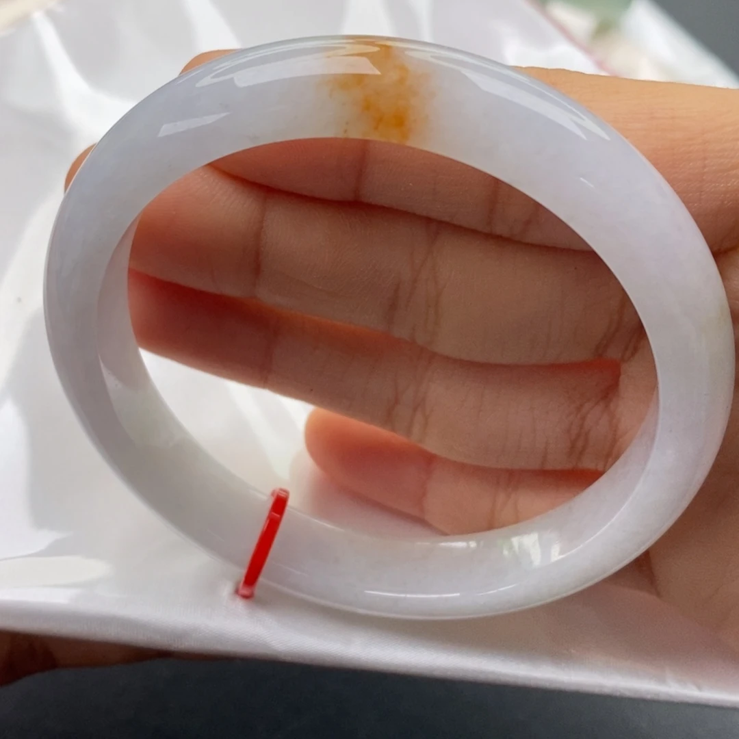 翡翠未镶嵌手镯5960正圈