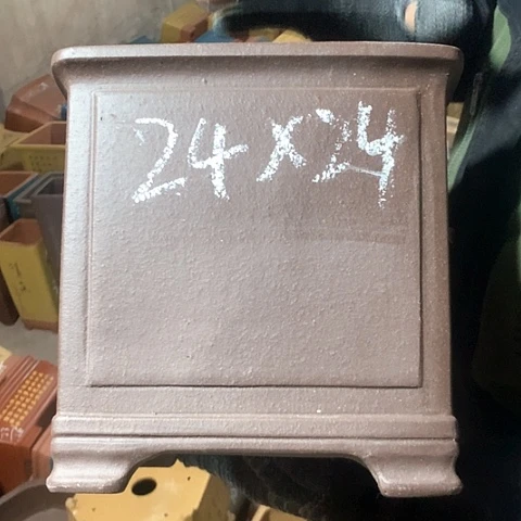 紫砂花盆手工制作