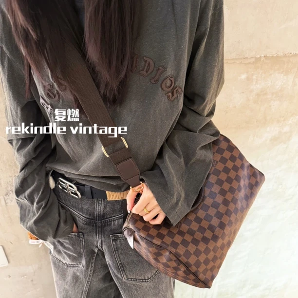 95新 LouisVuitton/路易威登 复燃精选/棋盘格speedy30手提款12年