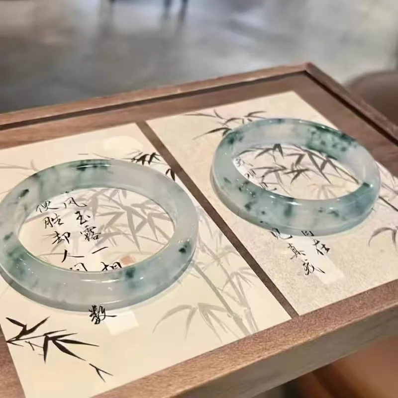 非金属珐琅手镯 雪山飘翠-手镯多样式发货拍一发一