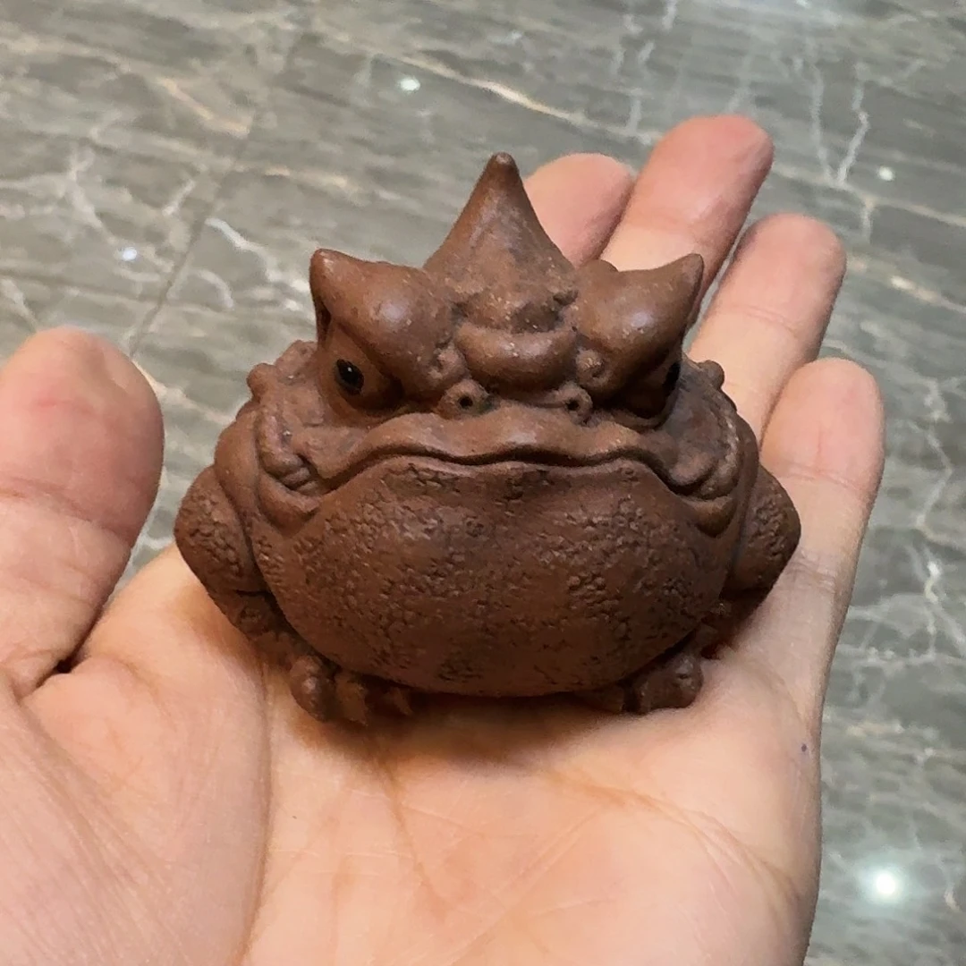 紫砂茶宠三足金蟾