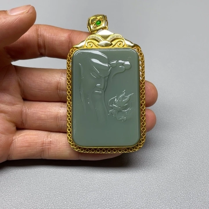 吊坠(不含链)合金和田玉4***腐