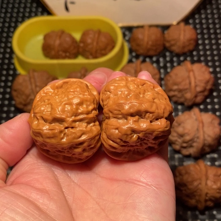 把件文玩核桃39尺肌肉蛙