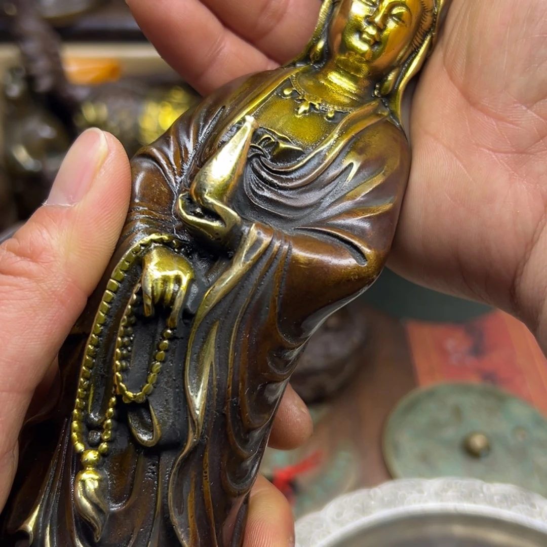 铜摆件欢迎欢迎你