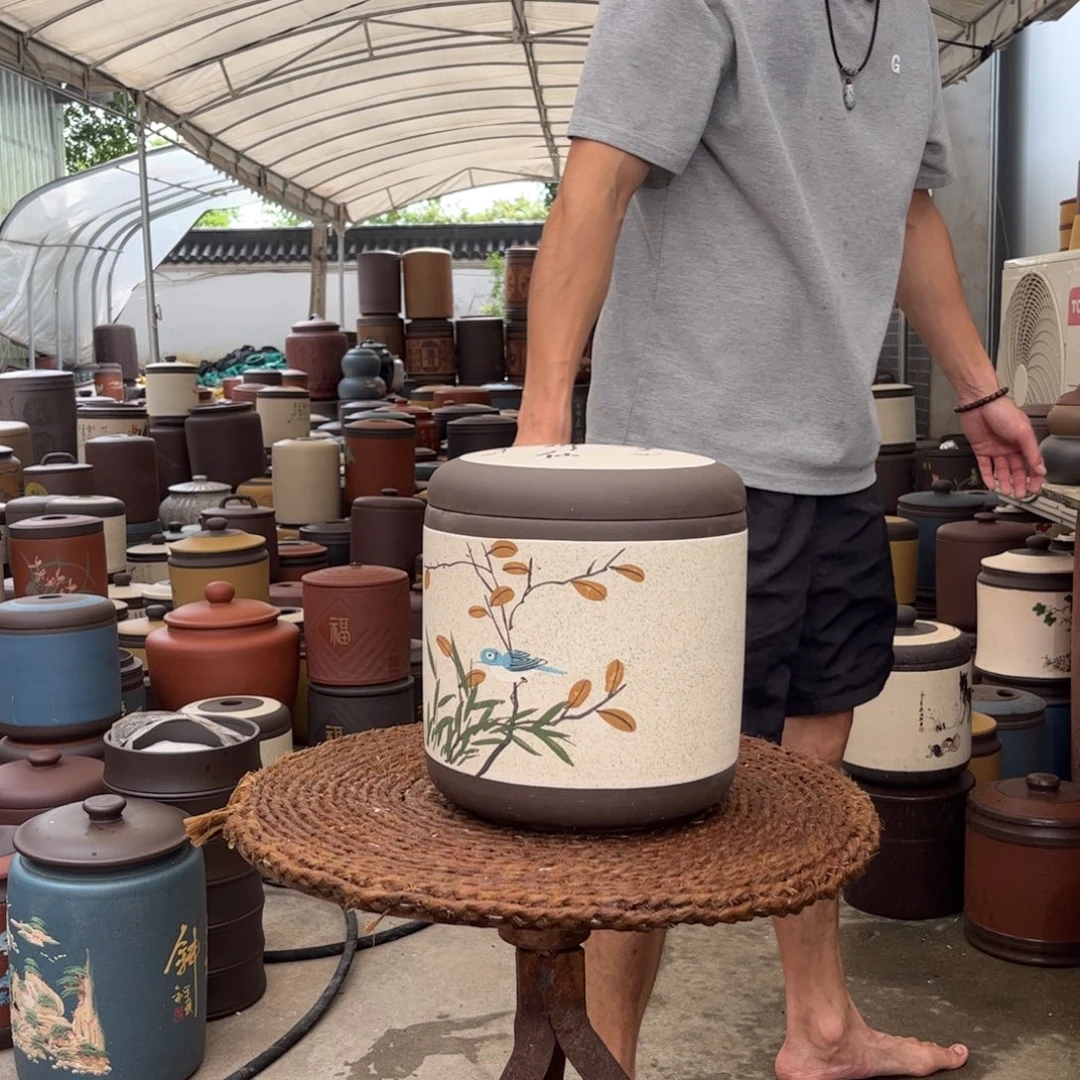 紫砂茶叶罐8 饼茶叶罐