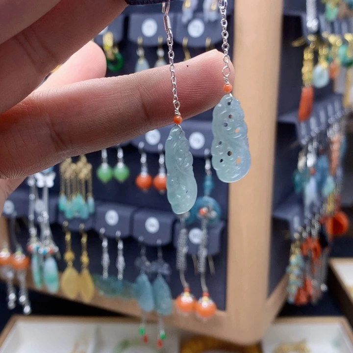 未镶嵌翡翠耳饰耳饰