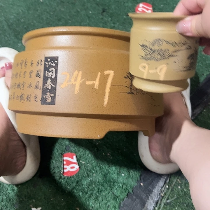 紫砂花盆紫砂花盆