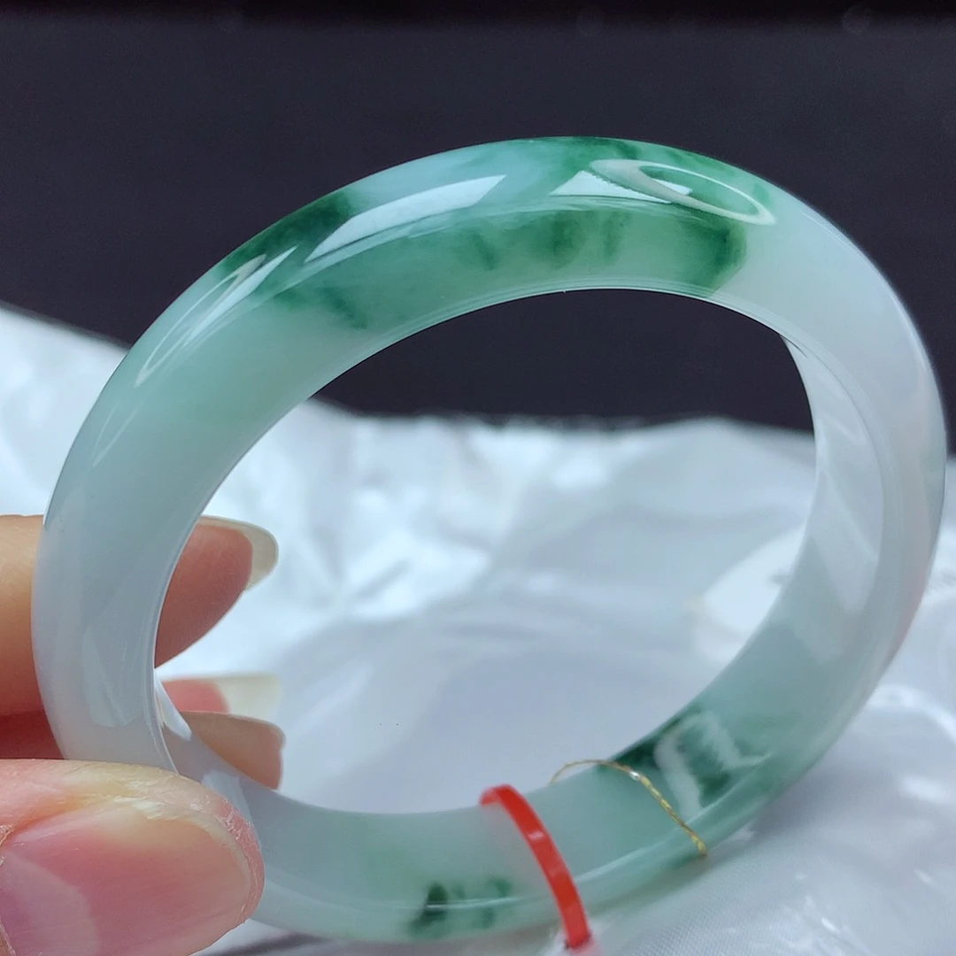 未镶嵌手镯翡翠53+圈870