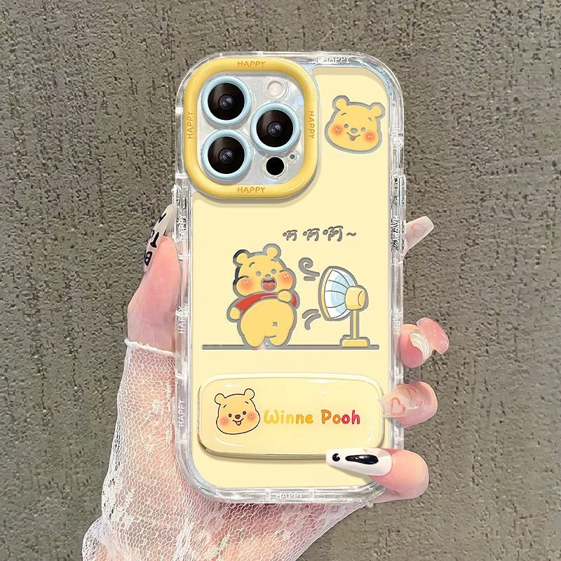 适用苹果16泡芙羽纱手机壳vivo华为趣味oppo小米15全包支架手机壳