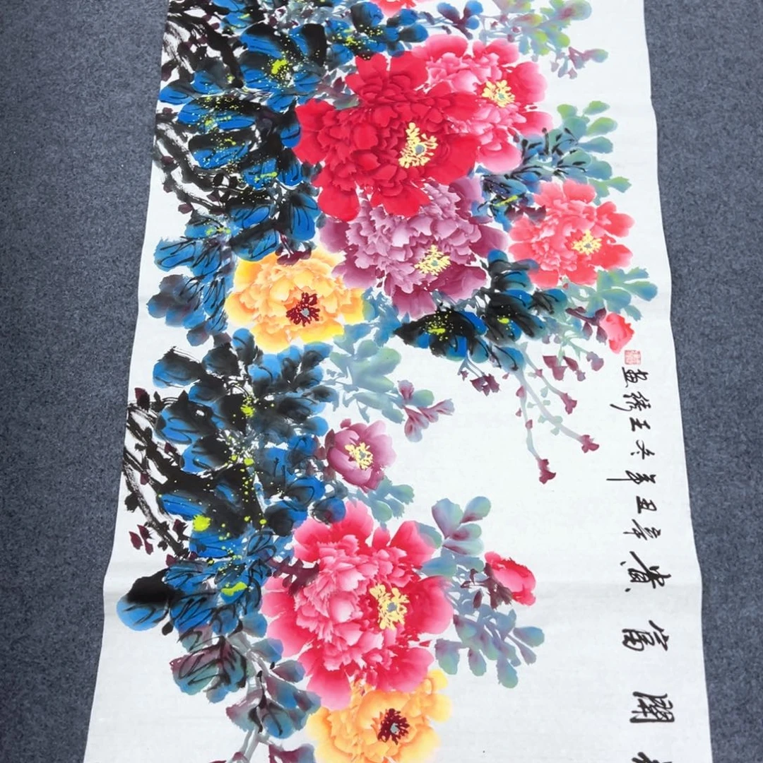 国画国画作品宣纸纯手绘