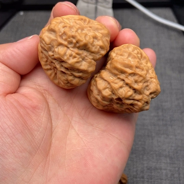 文玩核桃把件三角蛙40